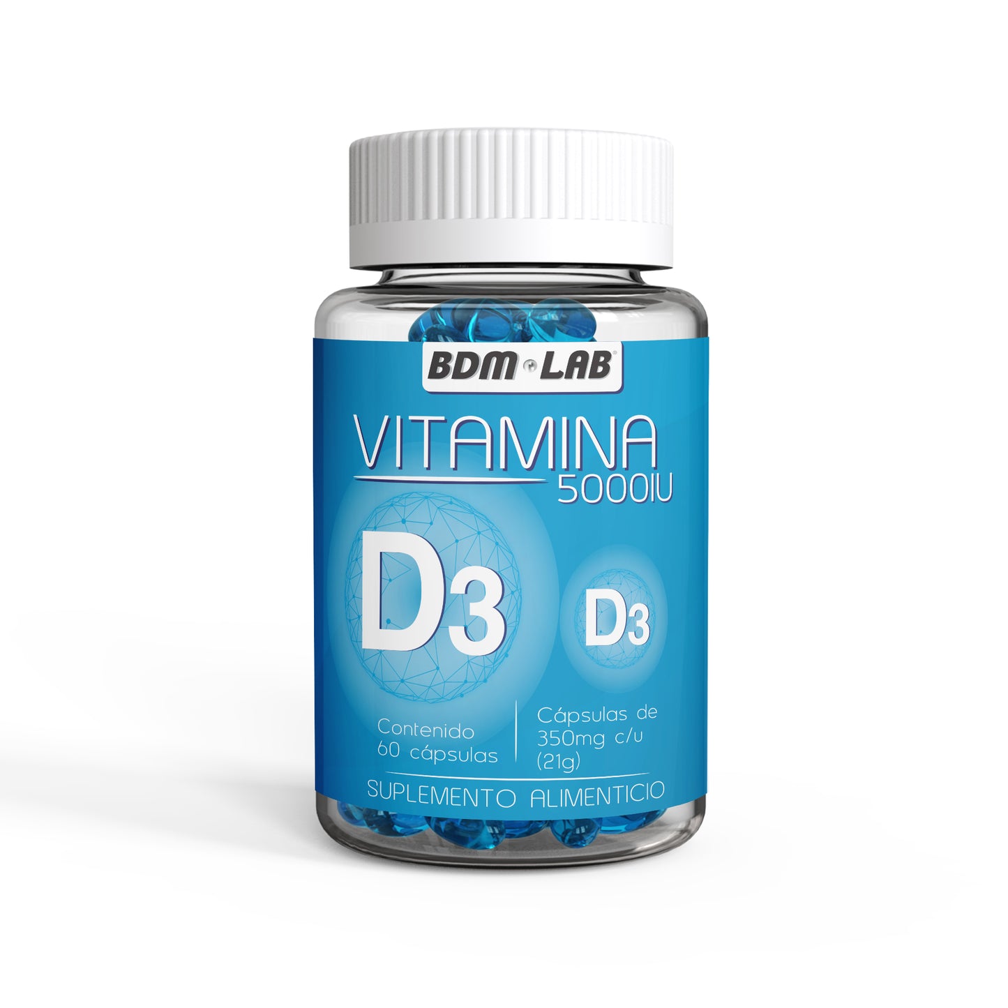 Vitamina D3 | Suplemento alimenticio | 60 cápsulas