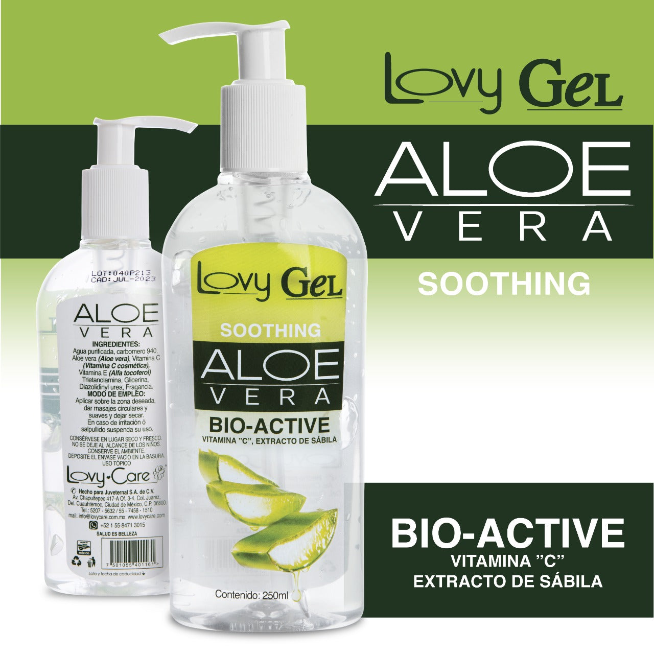 Gel Aloe Vera Bioactive 250