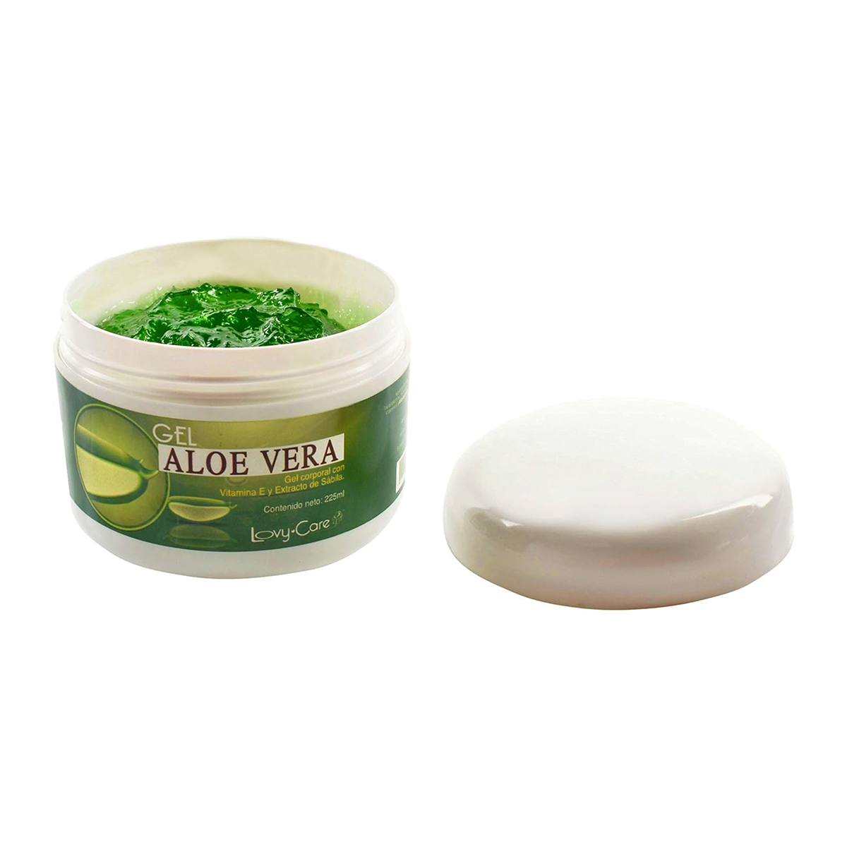 Aloe Vera + Vitamina E y Sábila, Gel After Sun Lovy Care - Reparador de Piel Hidratante.