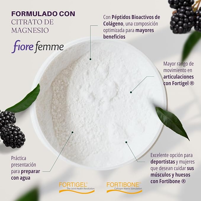 Péptidos bioactivos de Colágeno | 330 g | Fotibone | Fortigel | Magnesio