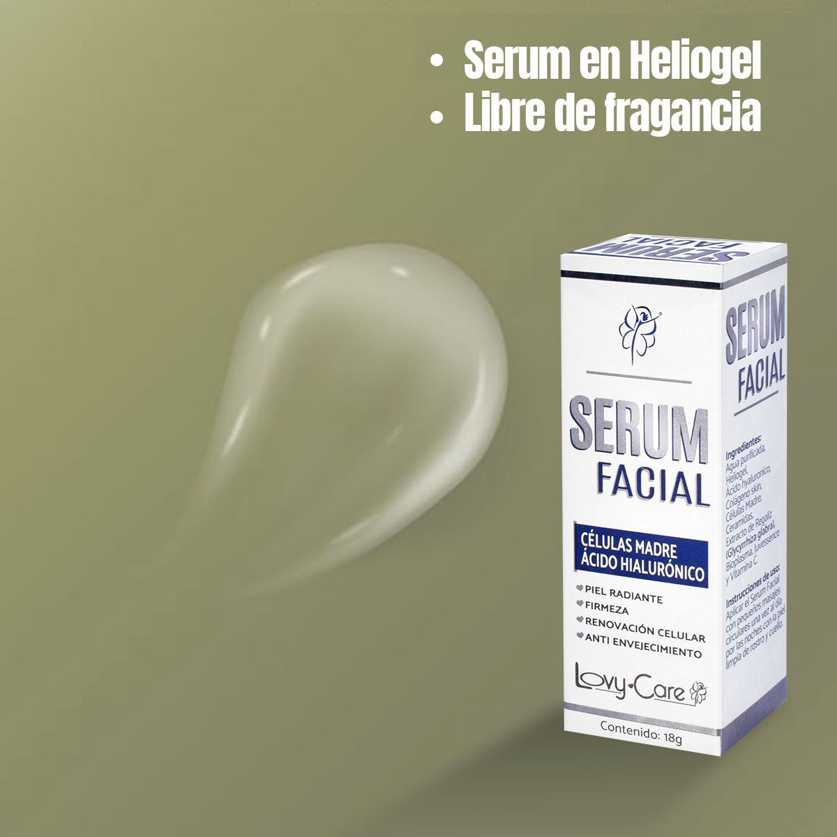 Serum Facial de Ácido Hialurónico