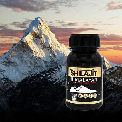 Suplemento alimenticio | Shilajit autentico puro | Del himalaya | 180 cápsulas